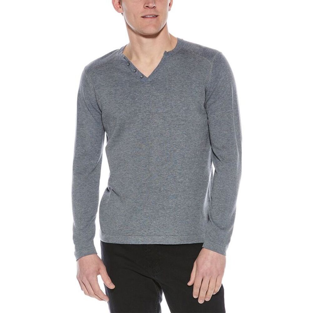 Raffi Mens  Reversible Venley Sweatshirt, Grey